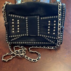 Black Studded Women's Bag